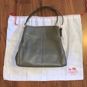 Olive Green Coach Purse